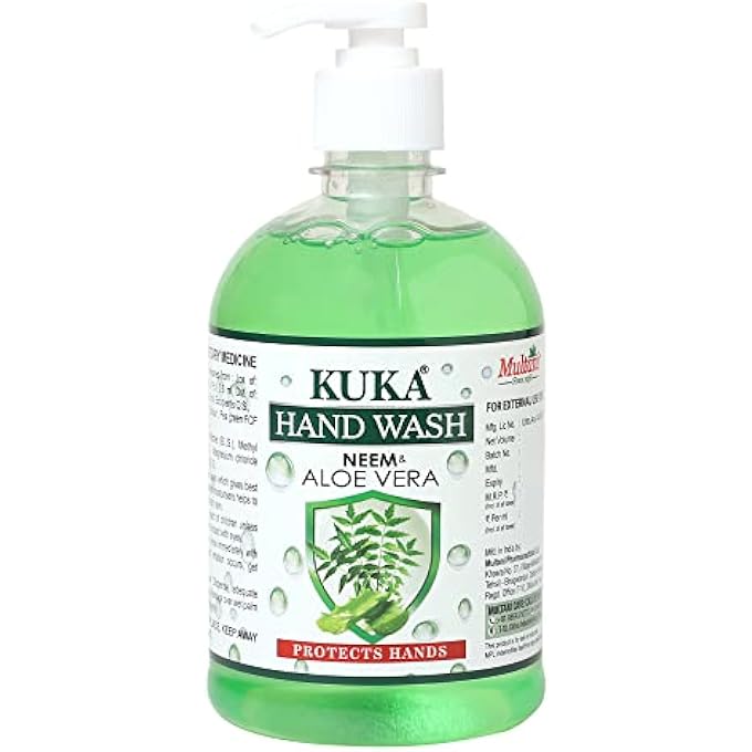 Multani HAND WASH | NEEM & ALOE VERA AYURVEDIC HANDWASH | PROTECTS HANDS FROM GERMS | 500 ML - Image 1
